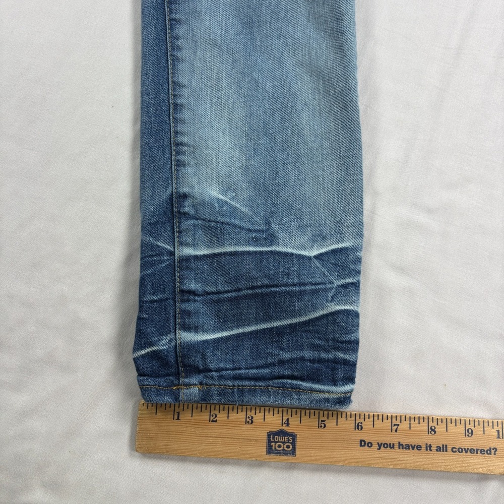 PRPS Jeans Mens 34x33 Blue Cayenne Super Skinny Distressed Grunge Stretch - Picture 7 of 10